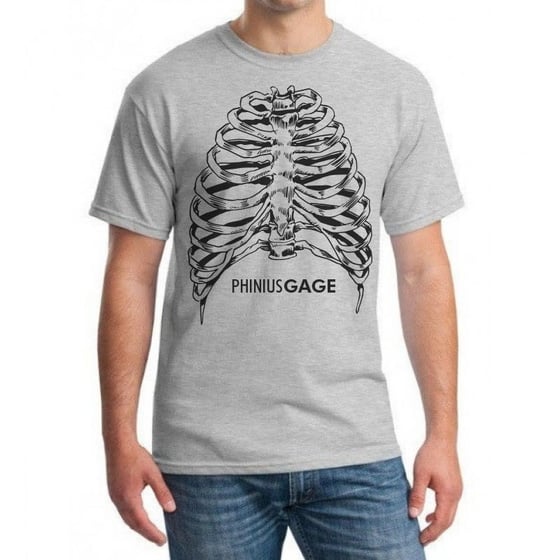 Image of Grey Ribcage T-Shirt