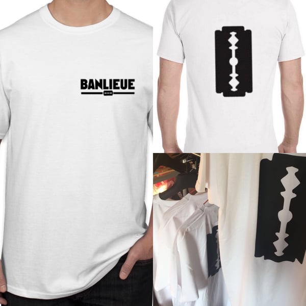 Image of BANLIEUE BLADE TSHIRT (WHITE)