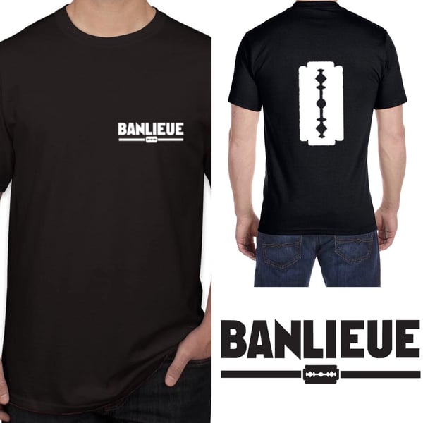 Image of BANLIEUE BLADE TSHIRT (BLACK)