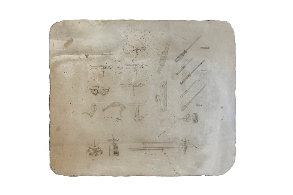 Plancha litográfica / Francia / años 60 / Casa Josephine Shop tienda