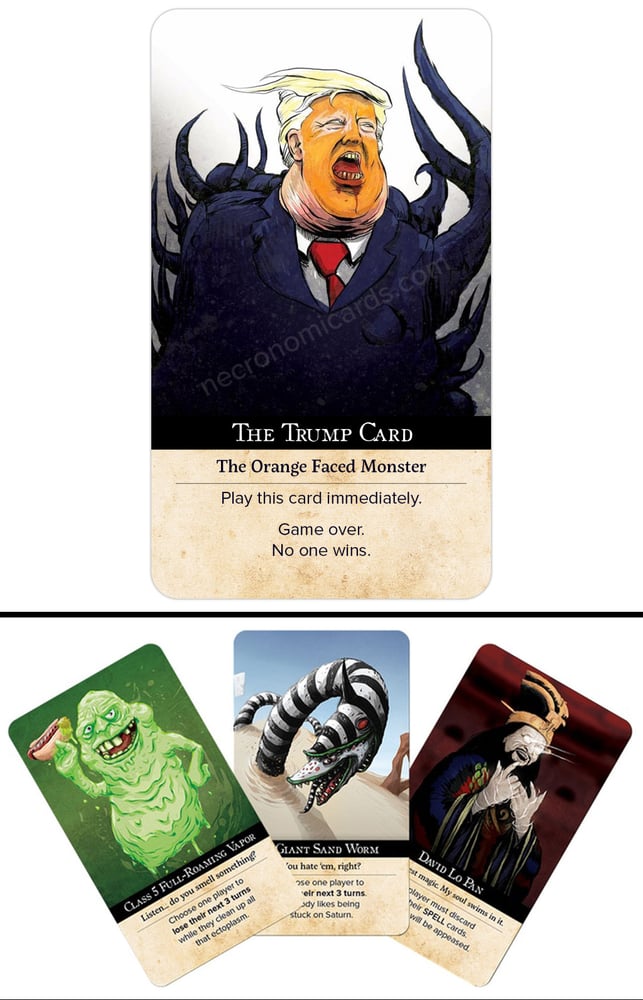 Image of The Trump Card + Kickstarter bonus cards