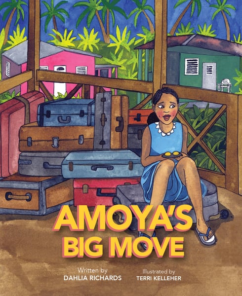 Image of Amoya's Big Move  Hardcover Book- Autographed