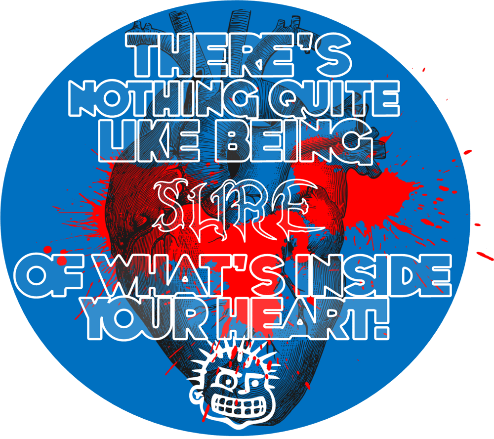 Image of MxPx - Round Heart Sticker