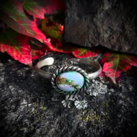 Image 1 of Heavy Turquoise Cuff- 6.5”
