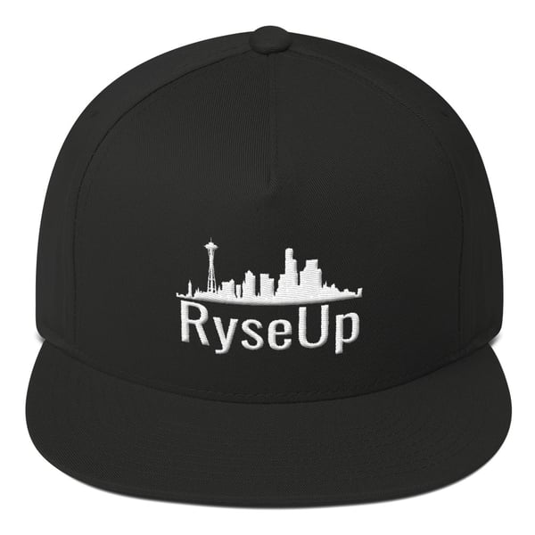 Image of Seattle Skyline RyseUp Snapback hats