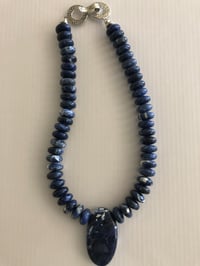 Image 2 of Blue lapis necklace and pendant