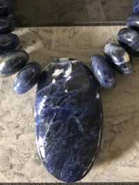 Image 1 of Blue lapis necklace and pendant