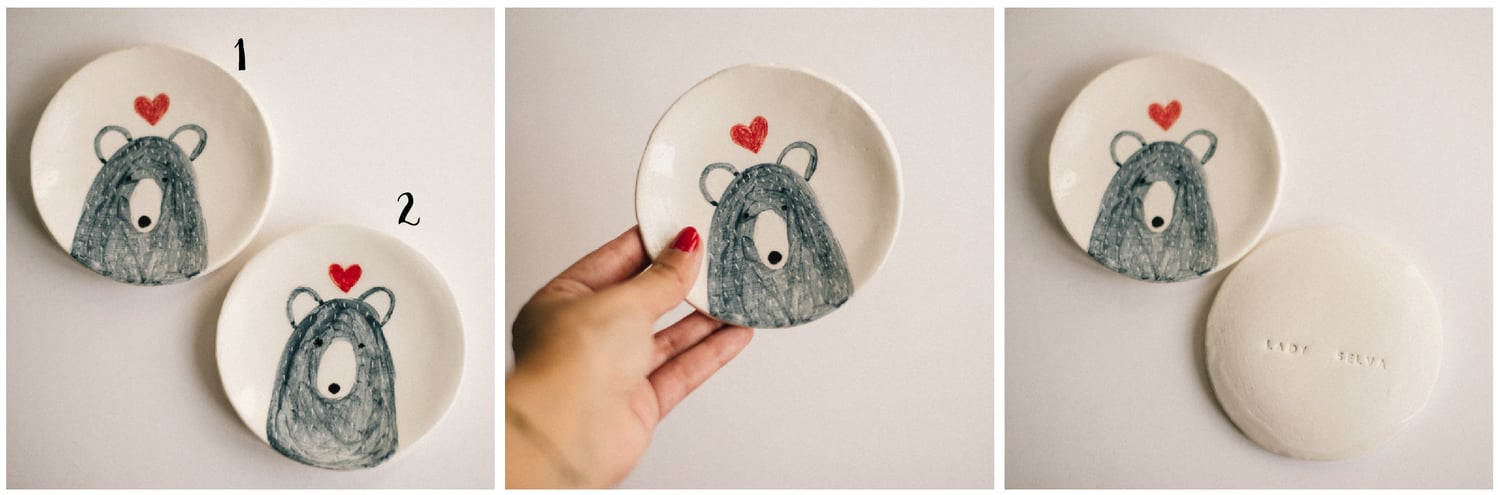 Image of Platito ilustrado decorativo, para colgar en la pared