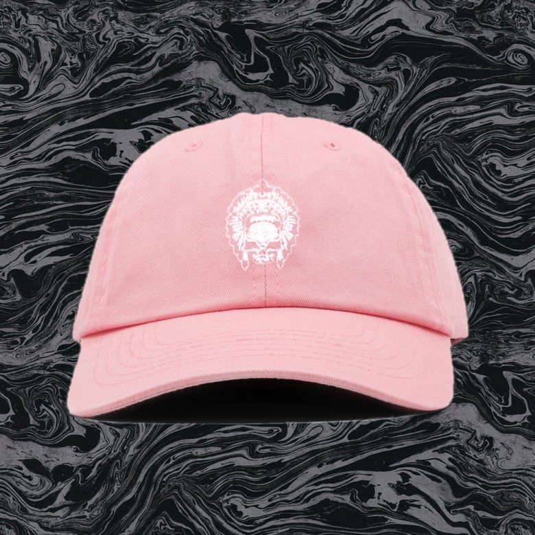 Image of OG Skull Polo Hat (Pink)