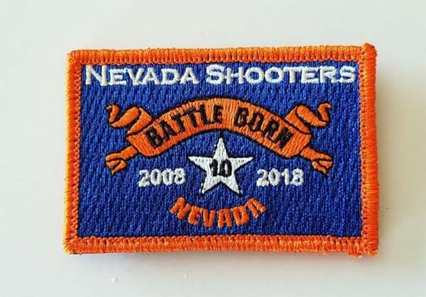 Image of Nevada Shooters 10 Year Morale Patch - ORDER SEPARATELY - JUST 2Pcs LEFT!
