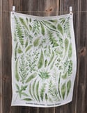 Australian Native Garden Linen Tea Towel