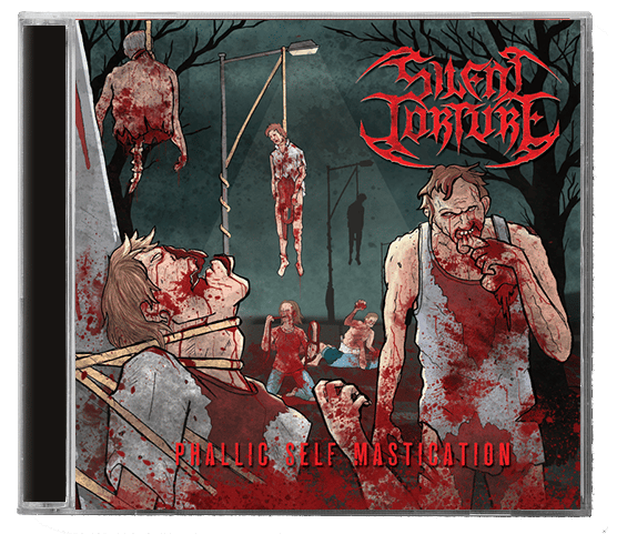 Image of Silent Torture 'Phallic Self Mastication' CD & Tee Bundle 2