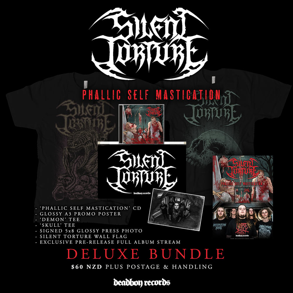 Image of Silent Torture 'Phallic Self Mastication' Deluxe Bundle