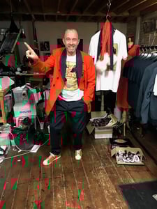 Image of Cotton Sateen Peg trousers