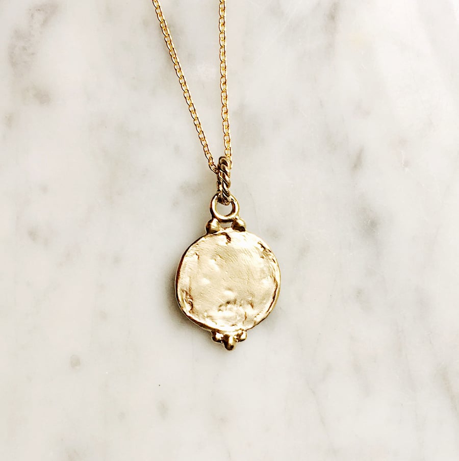 Image of Medallion Pendant Necklace