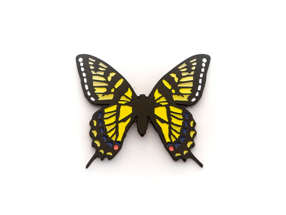 Image of Swallowtail Butterfly Enamel Pin