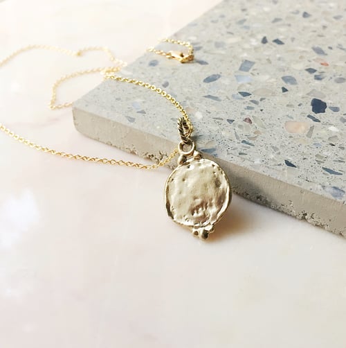 Image of Medallion Pendant Necklace