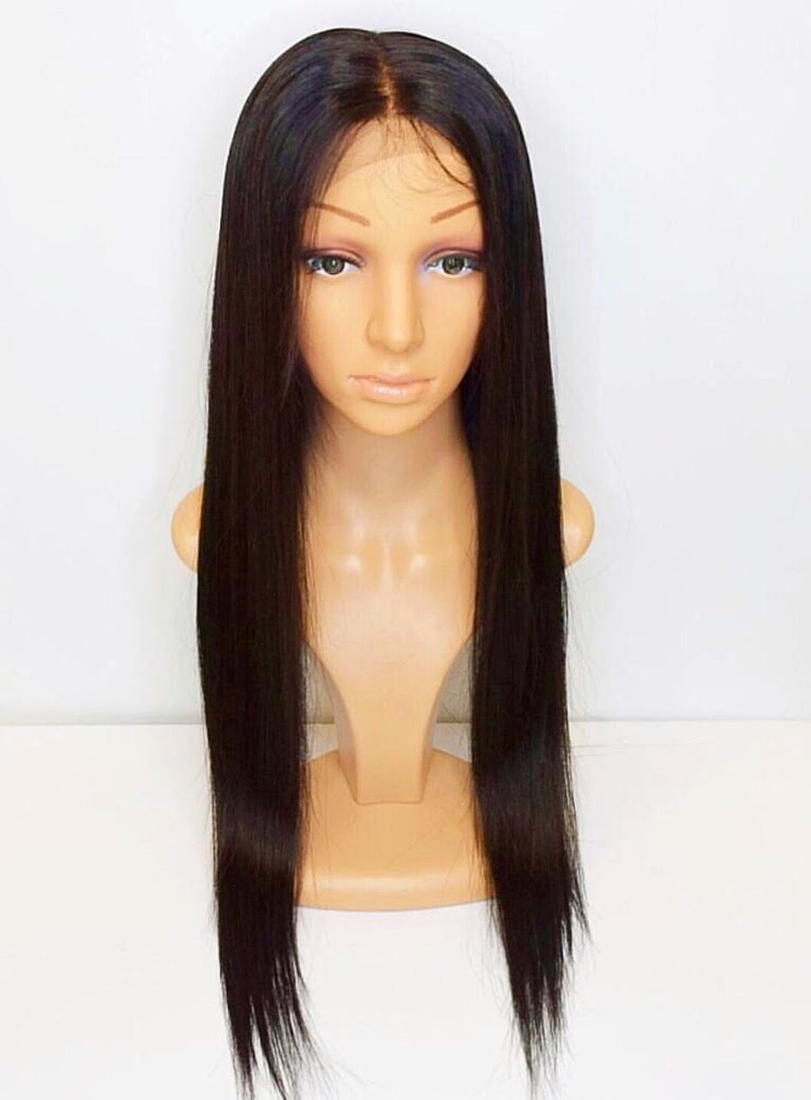 Image of Straight Hair Lace Wig