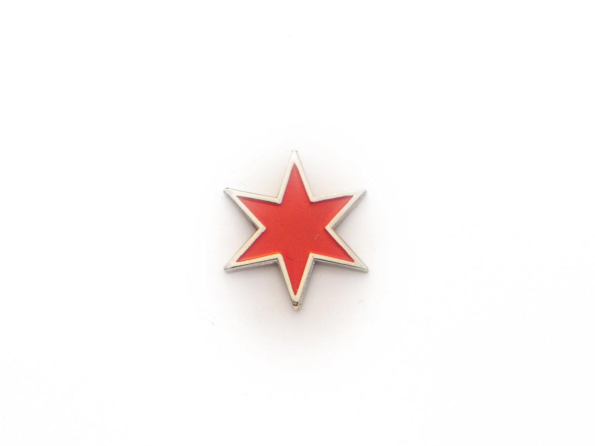 Image of Chicago Star Enamel Pin