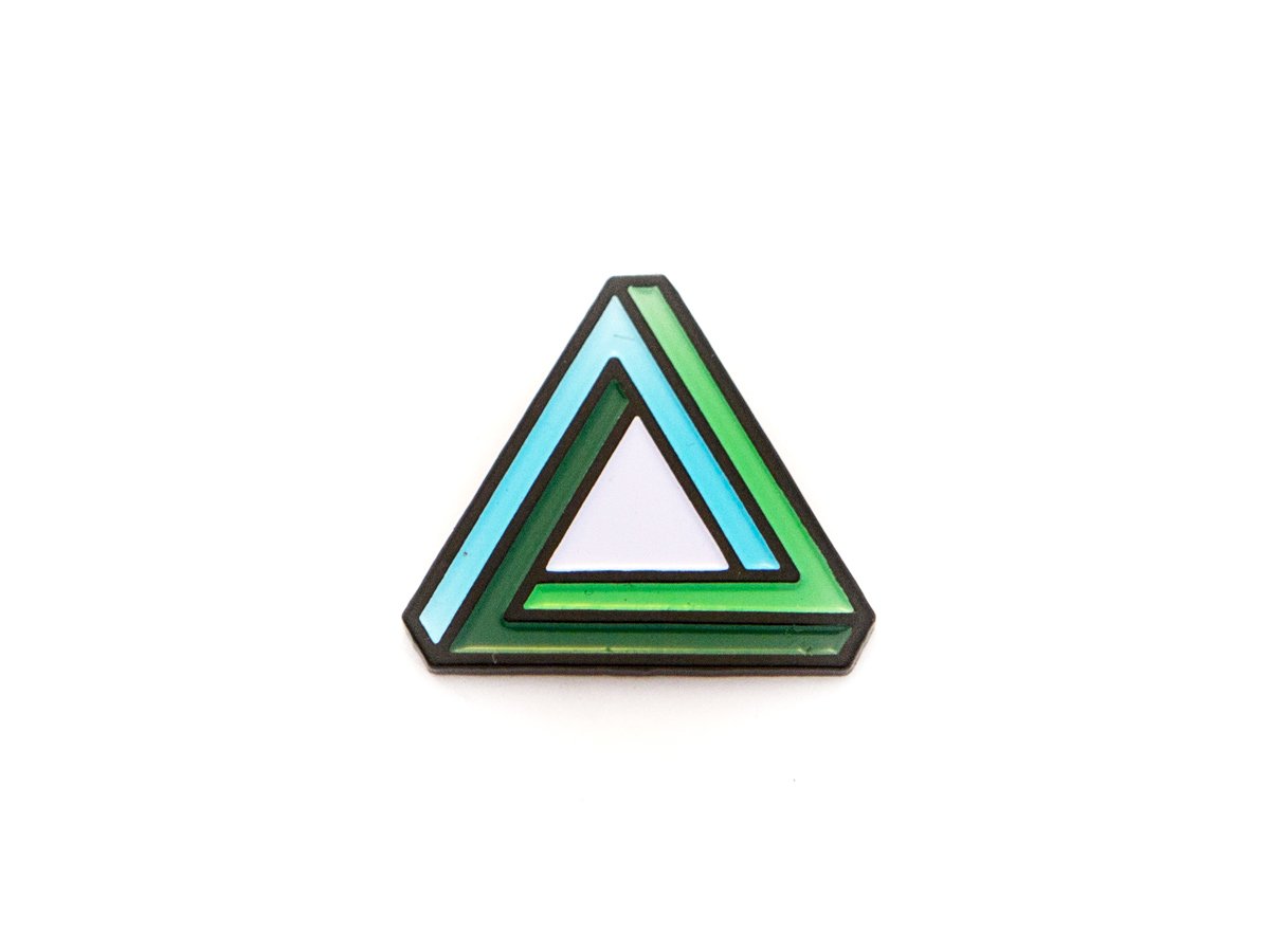 Image of Penrose Triangle Enamel Pin