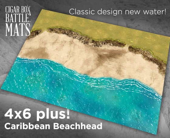 Image of Caribbean Beachhead -- 4x6plus -- #690