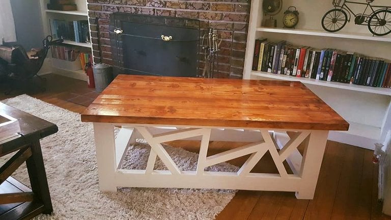 Image of Geometric coffee table