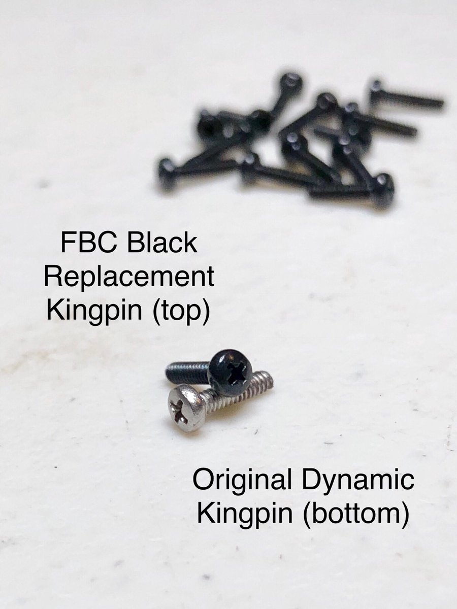 Inverted Kingpins (For Dynamic Trucks) Fingerboard Connoisseur