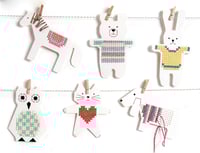 Image 3 of Card Embroidery Animals