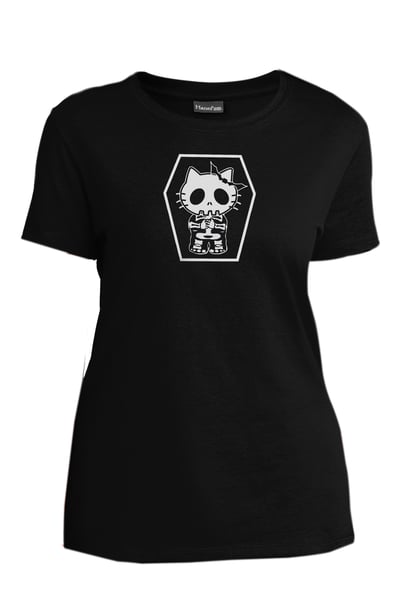 Image of The Independents Coffin Cat- Women’s Nano Tee