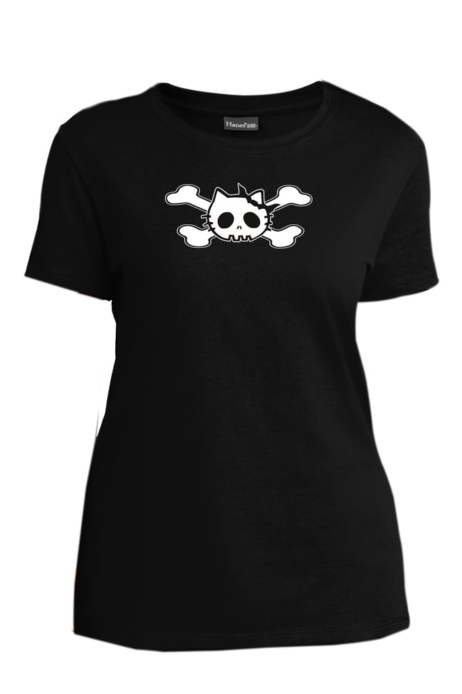 Image of The Independents Crossbones Kitty- Women’s Nano Tee