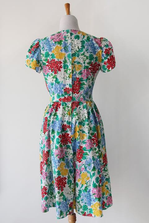 Image of SOLD Rainbow Garden Of Flowers Dress