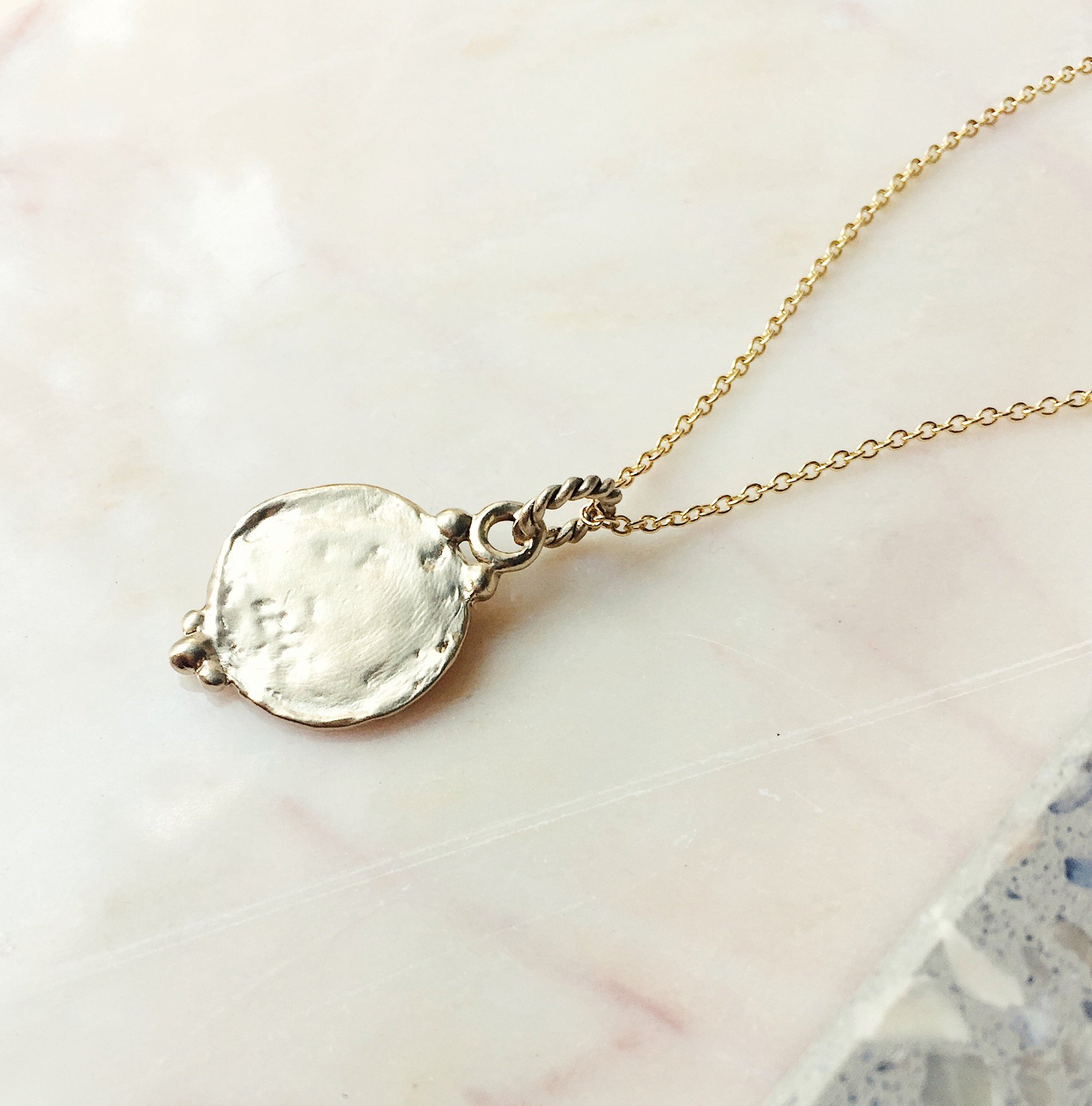 Medallion Pendant Necklace | DOVECOTE