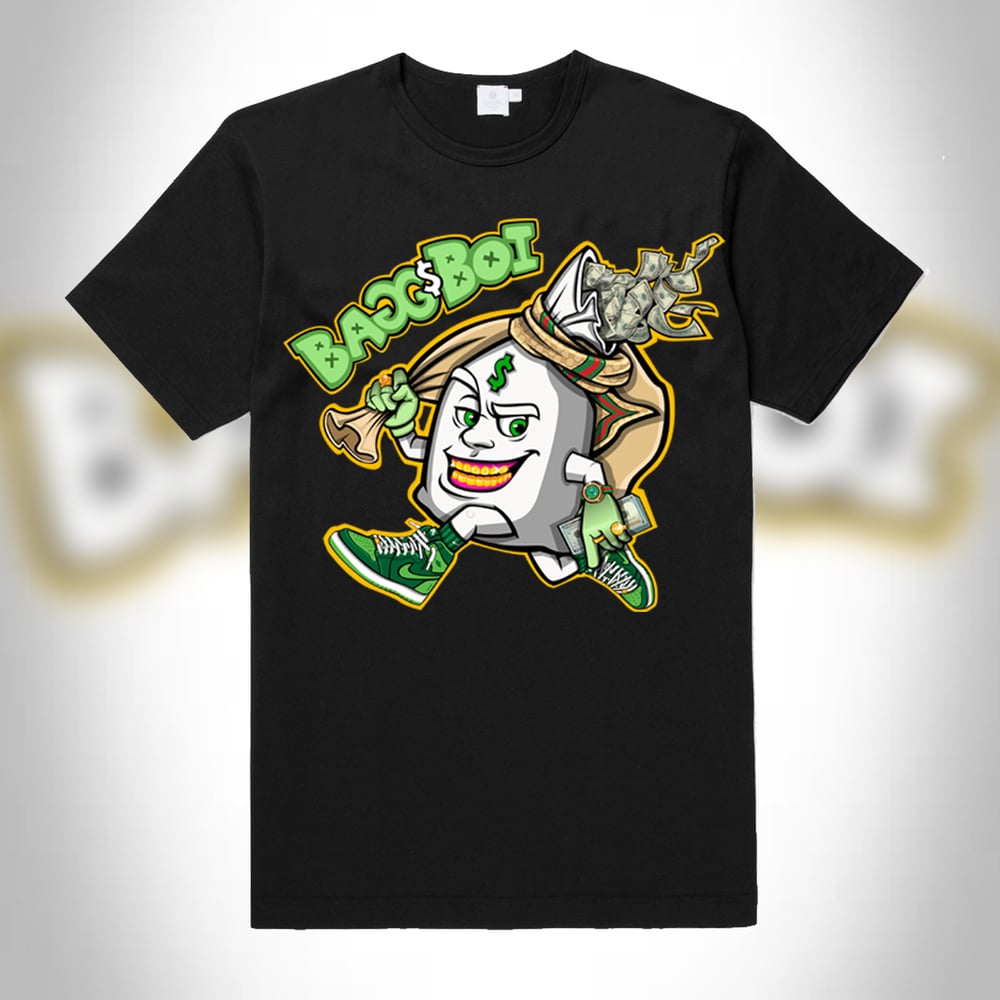 Image of Runnin' Man Tee (Black and White)