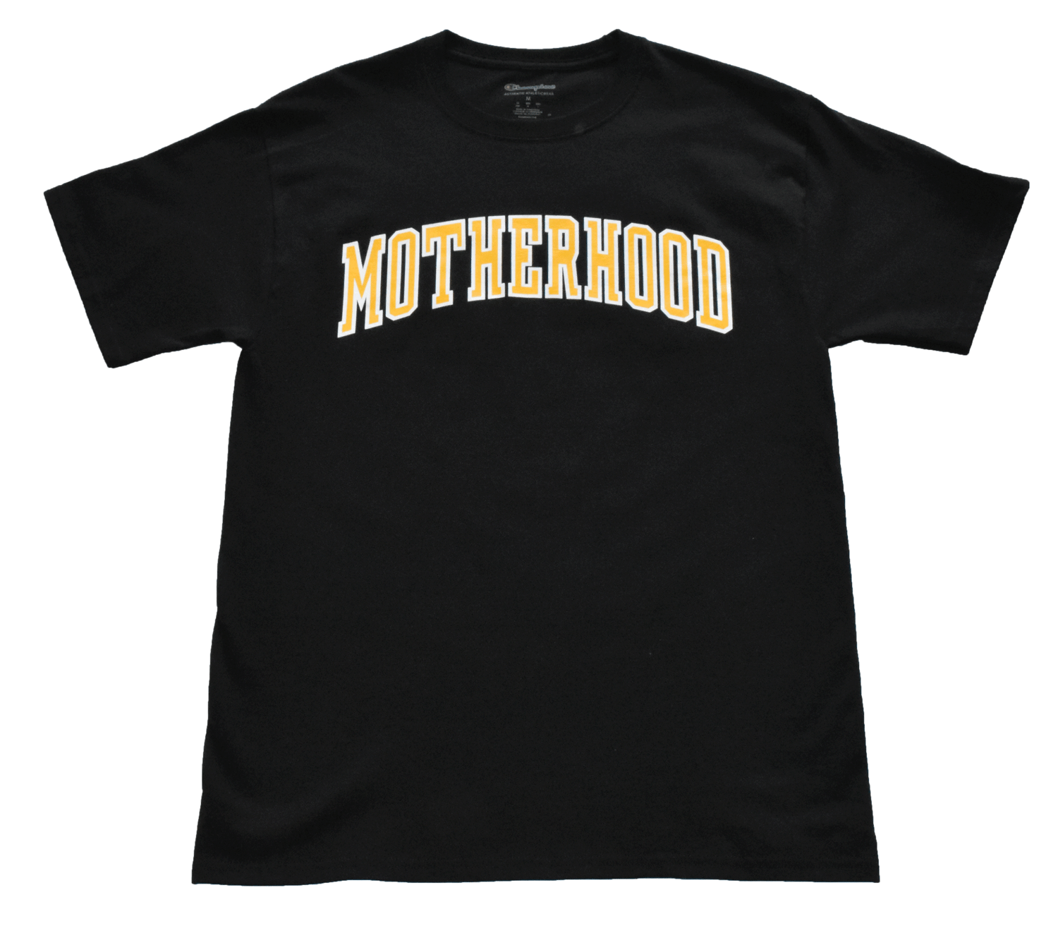 Image of MOTHERHOOD COLLEGIATE TEE - BLACK