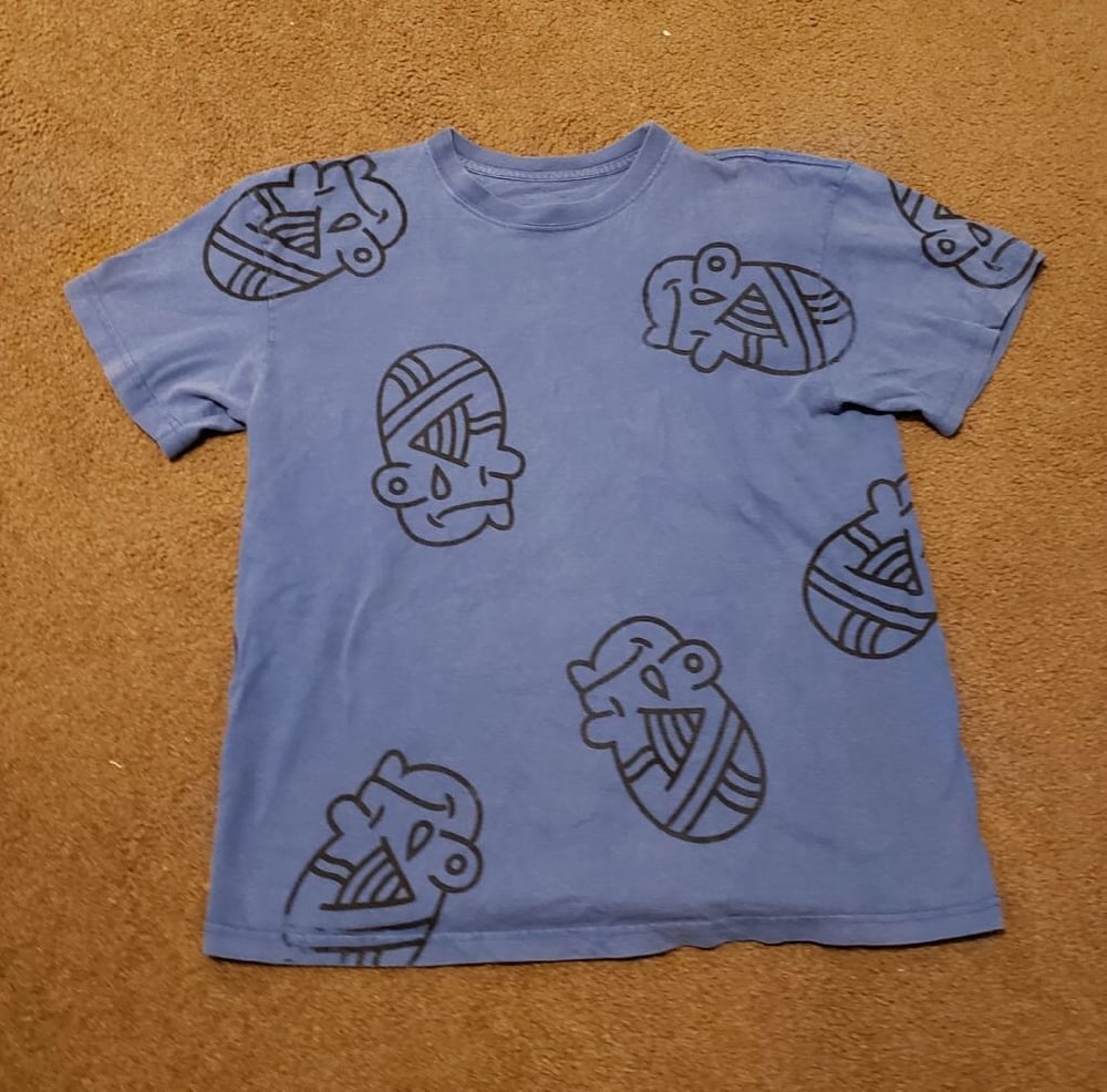 Image of ALL OVER FACE PRINT shirt (size L)