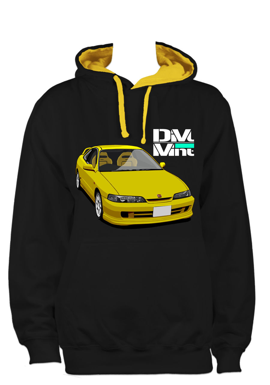 Image of Custom Yellow ITR hoodie.