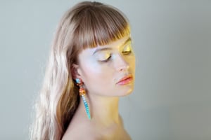 Image of NARWHAL HORN EARRINGS - Heavenly Bodies