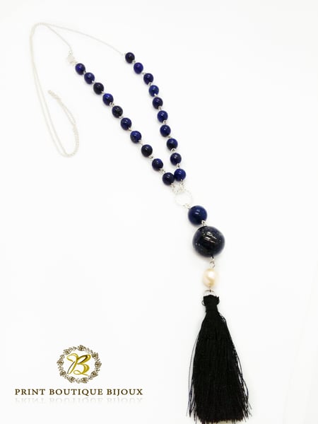 Image of lapis lazuli necklace