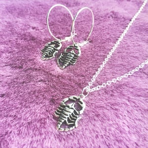 Image of Scorpion necklace and earring set