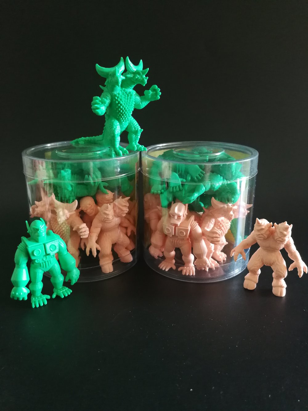 Image of PLANET-X KAIJU KESHI Series 1.0 - M.U.S.C.L.E. and GREEN SET
