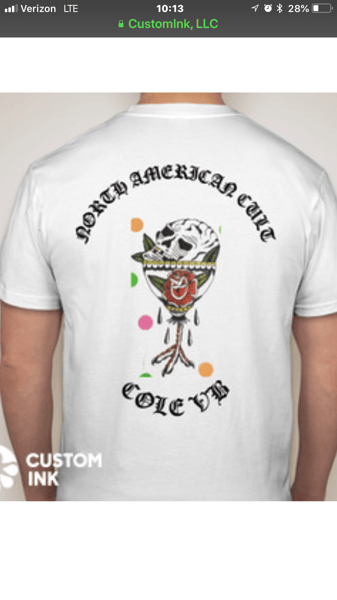 Image of Tattoo t shirt white 