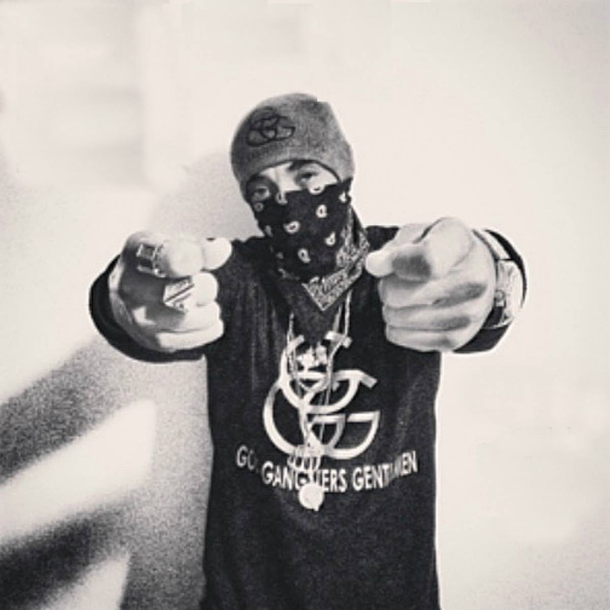 Image of triple G  (gods gang gent logo) thermal