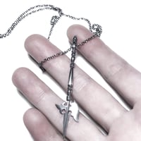 Image 4 of Halberd necklace in sterling silver or gold