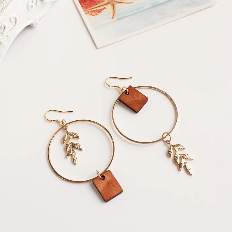 Image of Tropical Loop Earrings