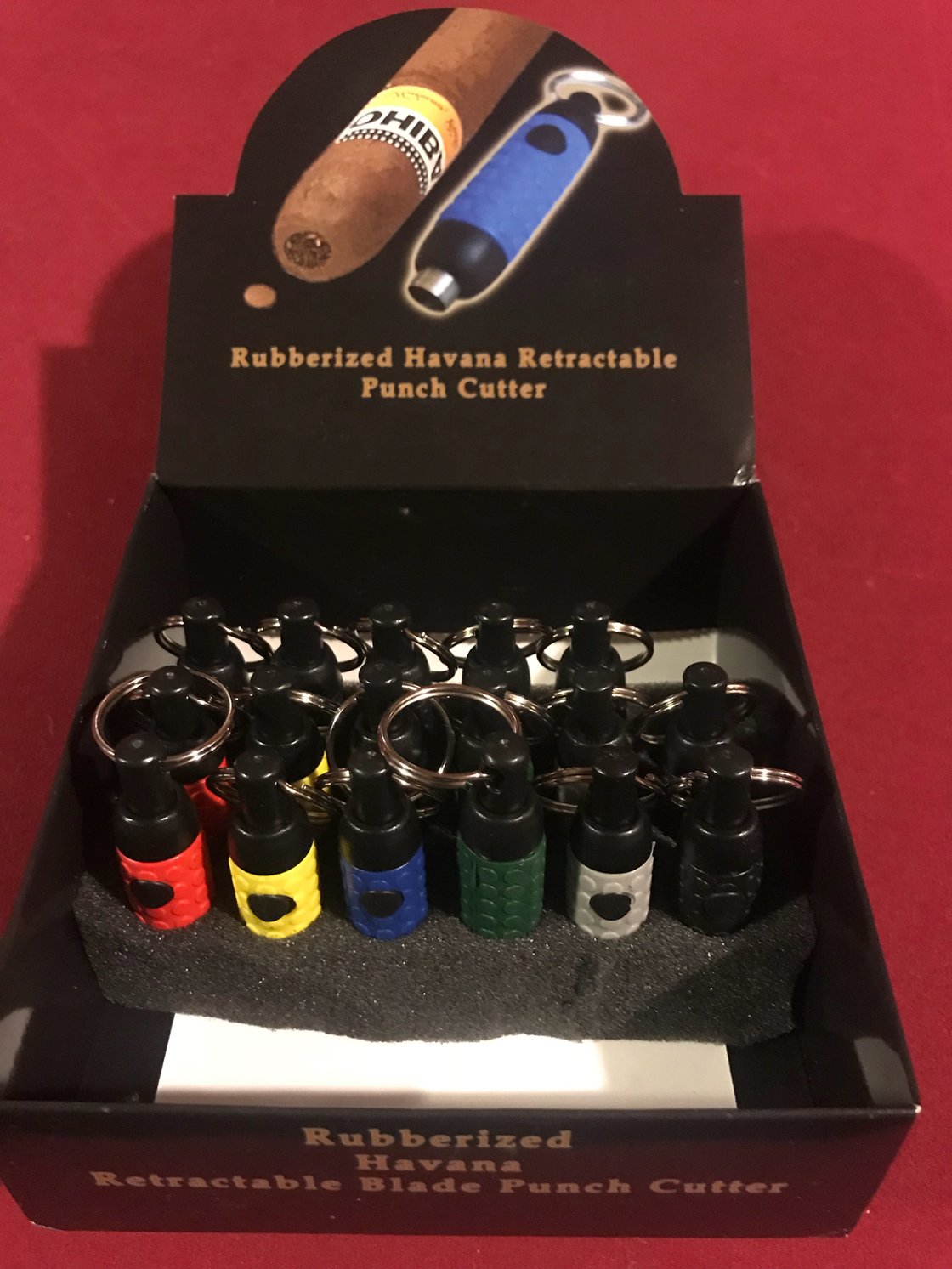 Image of Rubber Havana Retractable Punch Cutter