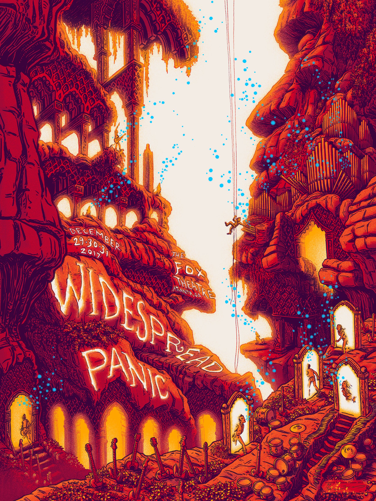 Widespread Panic - New Year's Eve 2017/2018 | JAMES FLAMES - Prints ...