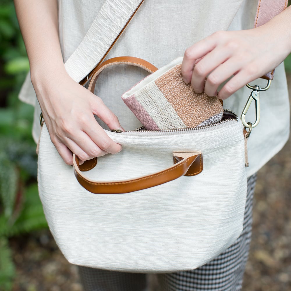 Image of Handmade Vegan-Friendly Wallets Hand Woven and Botanical Dyed Cotton 