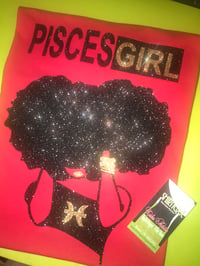 Image 1 of Zodiac Glitter Afro Chic