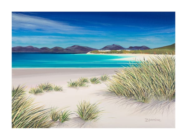 Image of Seilebost grasses giclée print