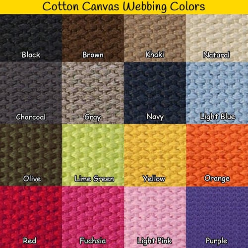 Image of Clearance Sale - Cotton & Nylon Straps - 1/2 to 2 inch Wide - Your Choice - Limited Inventory